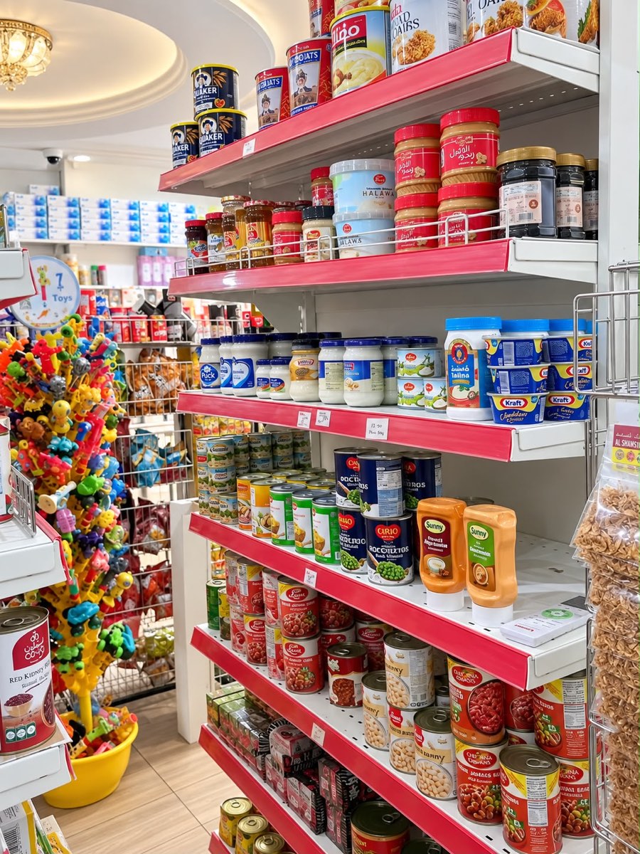 Oats, spreads and preserves above canned pulses